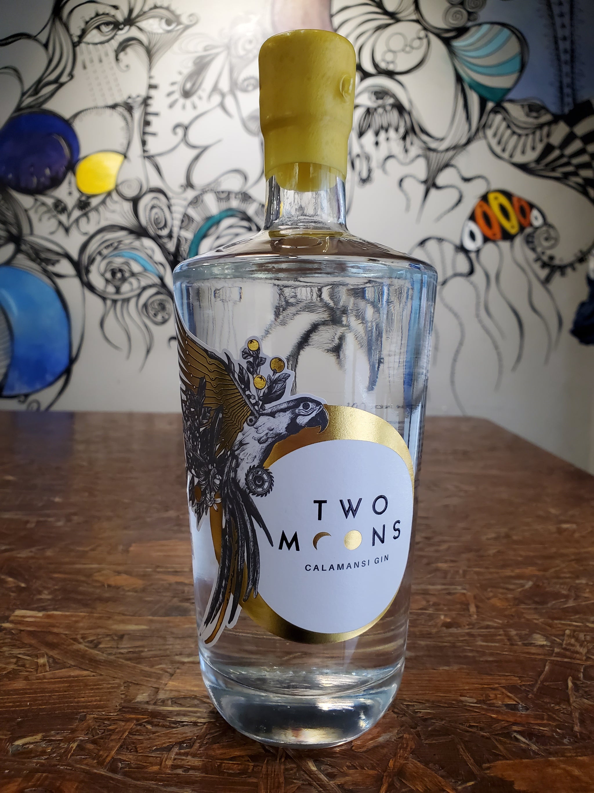 Two Moons Calamansi Gin By Bottle – Oakey Dokey Wine
